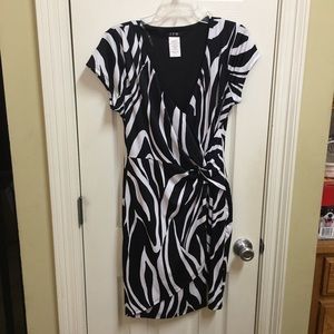 Black and white dress